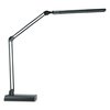 Alera Adjustable LED Desk Lamp, 3.25"w x 6"d x 21.5"h, Black ALELED908B